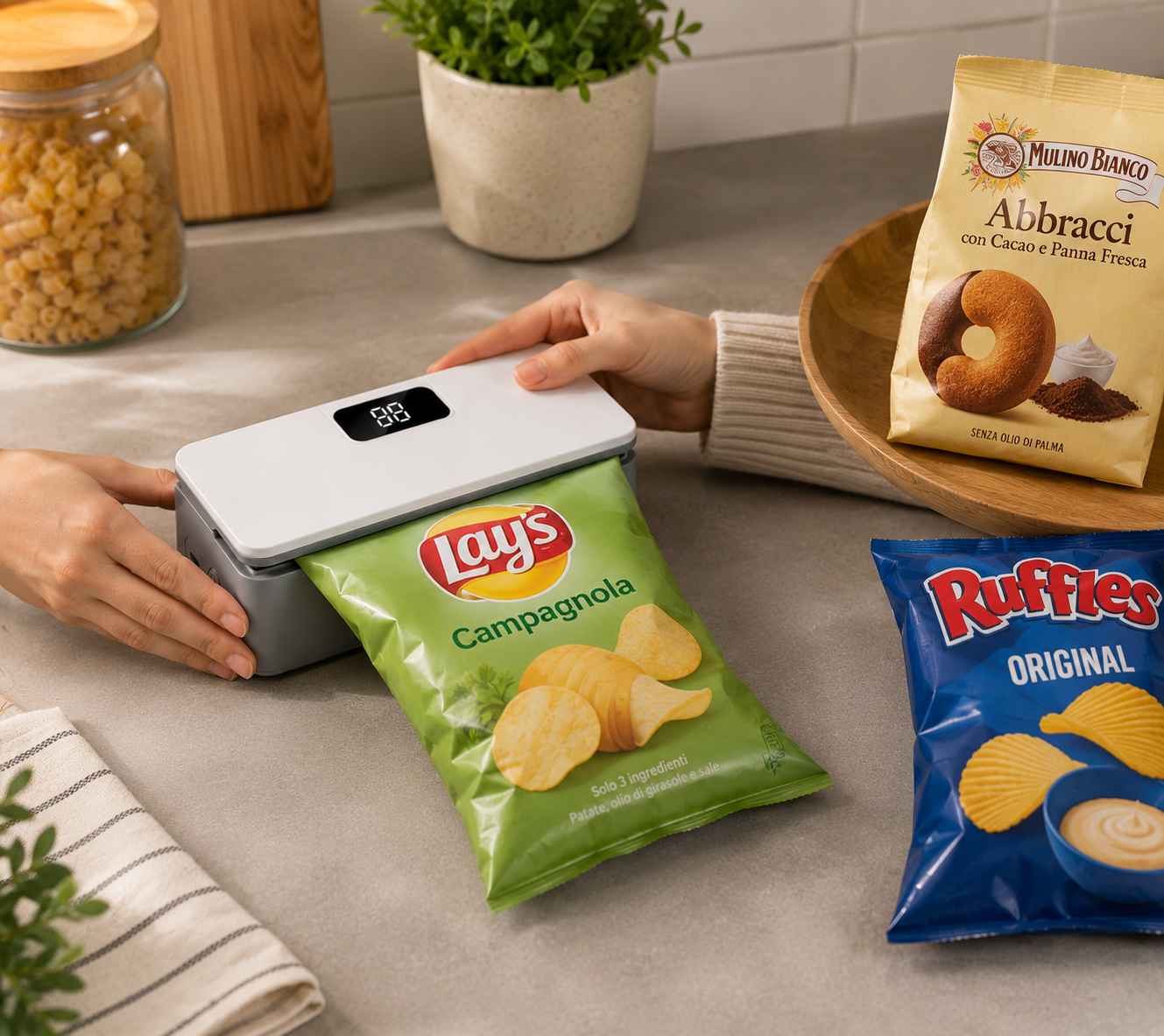 SigillaSubito — Mini sigillatrice ricaricabile per sacchetti